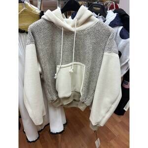 NEW SPEED SPORT men's tri-tone hoodie in tan and grey